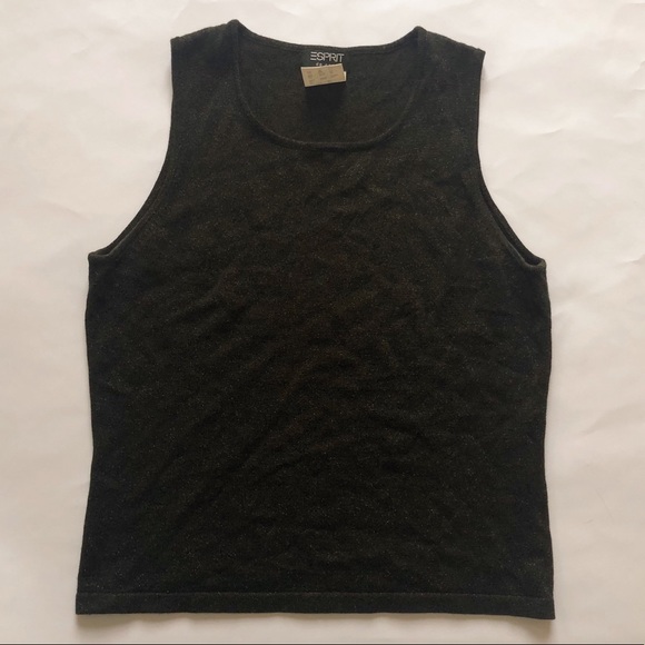 Esprit Tops Esprit Glitter Tank Top Poshmark